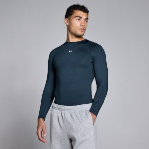 MP Herren Training Langarm-Baselayer - Dunkelsaphir - XXXL