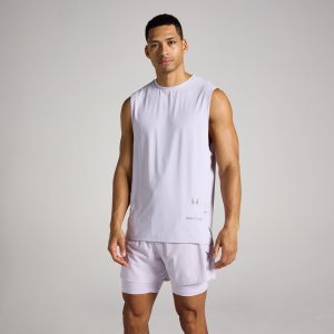 MP Herren Hybrid Mesh Tank Top - Dusted Grape - XXL