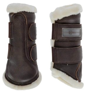 Covalliero Softgamaschen Pelisa Fellgamaschen Dark Brown Pony (S) | kavalio - für mich und mein Pferd