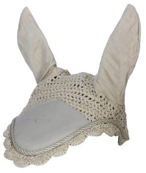 Covalliero Fliegenmütze Duavita Fliegenhaube Beige Pony | kavalio - für mich und mein Pferd