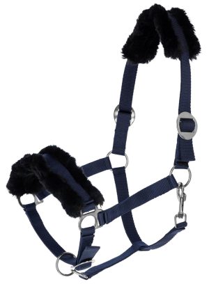 Covalliero Halfter ClassicSoft Fellhalfter Navy Cob | kavalio - für mich und mein Pferd