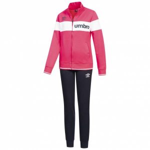 Umbro Premium Damen Trainingsanzug 32074S-Fuchsia-Navy
