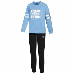 Umbro Premium Damen Trainingsanzug 32085S-Blue-Niagra-Black