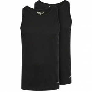 LOTTO Herren Unterhemden Tank Top 2er-Pack schwarz 39510718
