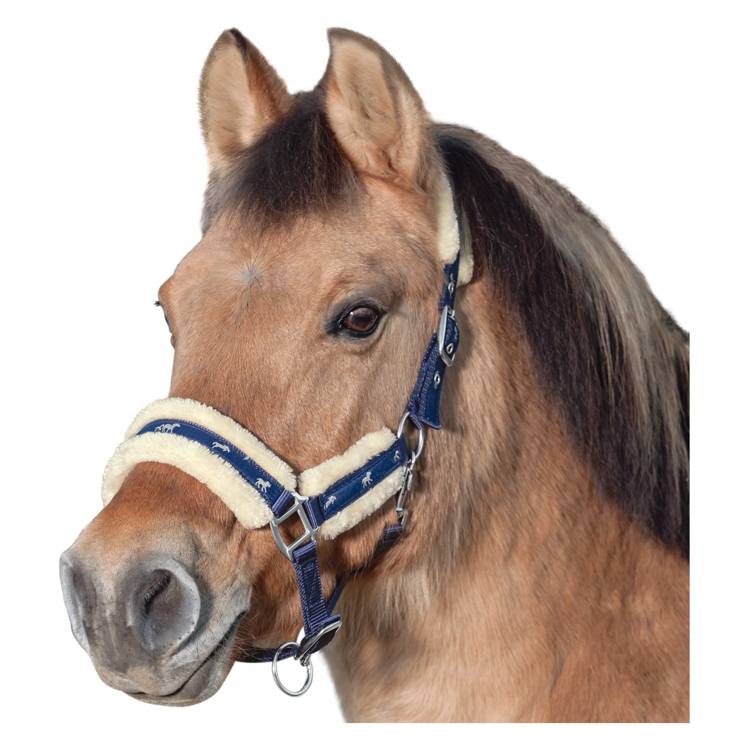 Horse-friends Webhalfter Vigo mit Kunstfell – Bild 2