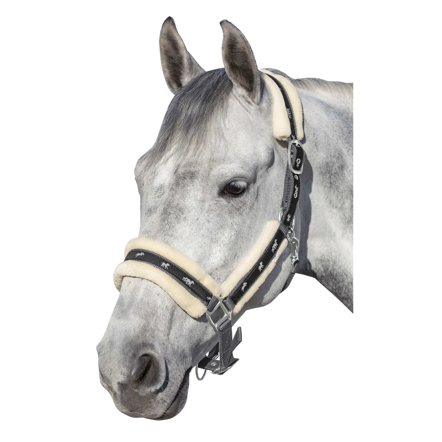 Horse-friends Webhalfter Vigo mit Kunstfell – Bild 2