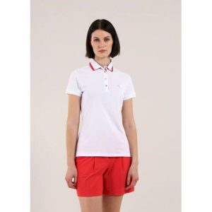 Chervo AQUAMARINE Halbarm Polo weiß