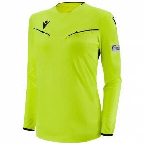 UEFA macron Damen Langarm Schiedsrichter Trikot 58575163