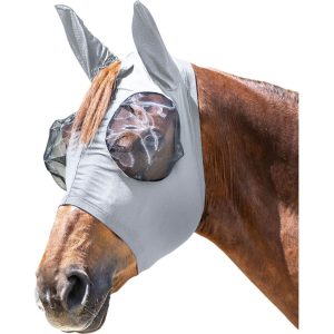 Waldhausen Fliegenmaske PUCK Fly Mask Silbergrau Shetty | kavalio - für mich und mein Pferd