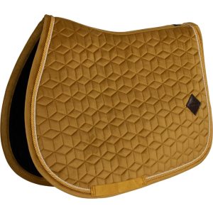Kentucky Horsewear Springschabracke Velvet Samtschabracke Sattelunterlage Senfgelb Pony | kavalio - für mich und mein Pferd