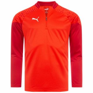 PUMA teamCUP 1/4-Zip Herren Training Sweatshirt 657982-01