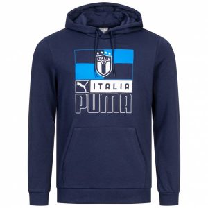 Italien FIGC PUMA FtblCore Herren Kapuzen Sweatshirt 767126-09