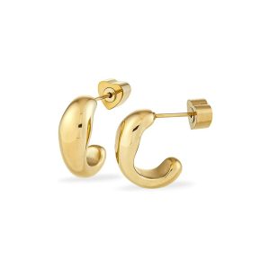 Copenhagen Studios Creolen Organics CPJ-0039-E-17 Edelstahl