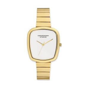 Copenhagen Studios Damenuhr Curved CPT-0002-MQ Edelstahl