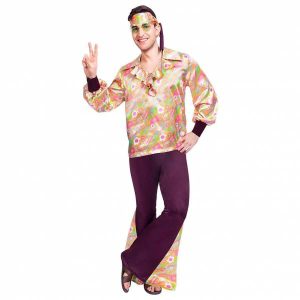 Hippie 60-er Groovy Guy Herren Kostüm 990514