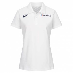 Frankreich ASICS Leichtathletik Damen Polo-Shirt A17H35-01FR