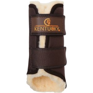 Kentucky Horsewear Arbeitsgamaschen Solimbra Vorderbein Beinschutz Braun | kavalio - für mich und mein Pferd