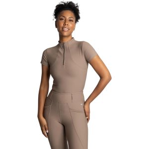 Maximilian Equestrian Base Layer Damen Short Sleeve Funktionsshirt Nougat L | kavalio - für mich und mein Pferd