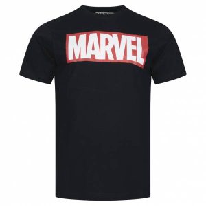 MARVEL COMICS Core Logo Herren T-Shirt FAMTS327BLK