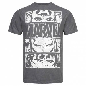 MARVEL COMICS Core Logo Herren T-Shirt FBMTS095DKH
