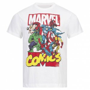 Marvel Comics Call Out Herren T-Shirt FBMTS364WHT