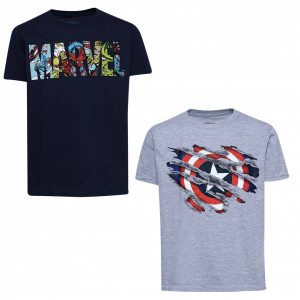 MARVEL Captain America Kinder T-Shirt 2er-Pack FCBPK129MUL