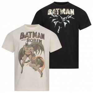 BATMAN DC COMICS Herren T-Shirt 2er-Pack FCMPK117MUL