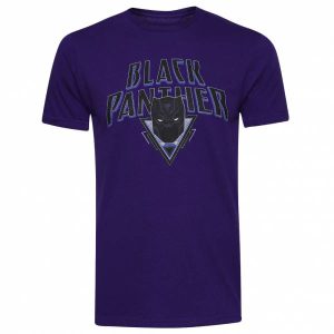 Black Panther MARVEL Shield Herren T-Shirt FCMTS070PUR
