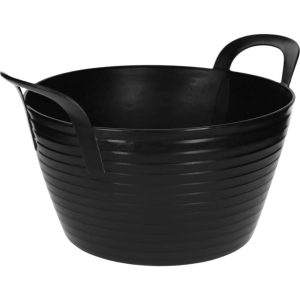 KERBL Flexibler Trog FlexBag Schwarz 12L | kavalio - für mich und mein Pferd