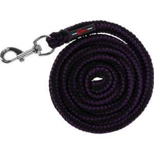 Covalliero Führstrick Hippo mit Karabinerhaken Strick Aubergine/Anthrazit | kavalio - für mich und mein Pferd