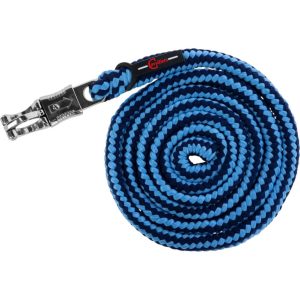 Covalliero Führstrick Hippo mit Panikhaken Strick Hellblau/Dunkelblau | kavalio - für mich und mein Pferd