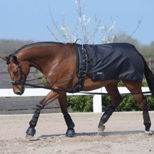 BUSSE Longierdecke Rain 50 Schwarz 135 | kavalio - für mich und mein Pferd
