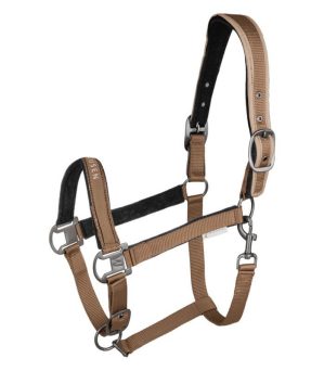 Waldhausen Halfter Athletic Nylonhalfter Cappuccino VB | kavalio - für mich und mein Pferd