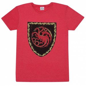 House of the Dragon Targaryen Crest Herren T-Shirt HOD04410TSC