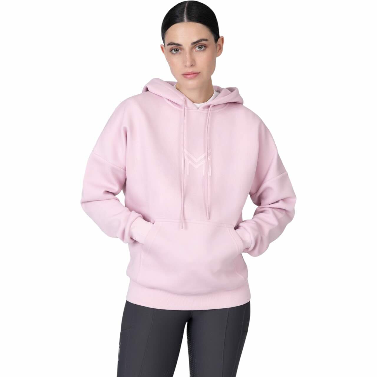 Maximilian Equestrian Hoodie Unisex Icon Oversized Kapuzenpullover Pink XXS | kavalio - für mich und mein Pferd