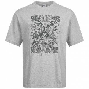 Reebok x DC COMICS Super Heroes vs Super-Villains Herren T-Shirt IB5815