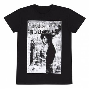Junji Ito Ito - Black And White Herren T-Shirt JIT01031TSB