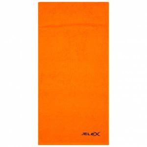 JELEX "100FIT" Fitness Handtuch mit Zip-Tasche orange