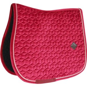 Kentucky Horsewear Springschabracke Velvet Samtschabracke Sattelunterlage Fuchsia Full | kavalio - für mich und mein Pferd