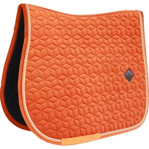 Kentucky Horsewear Springschabracke Velvet Samtschabracke Sattelunterlage Orange Pony | kavalio - für mich und mein Pferd