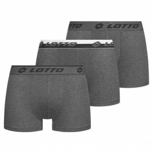 Lotto Retro Herren Boxershorts 3er-Pack grau MBXX1002NET-GREY