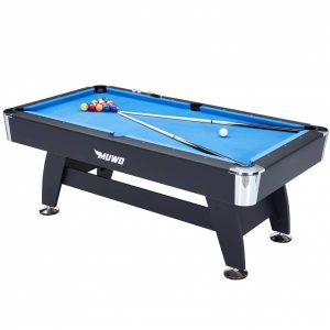 MUWO "Winner Gold" Billardtisch 214x112x81 cm schwarz blau