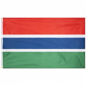 Gambia MUWO "Nations Together" Flagge 90x150cm