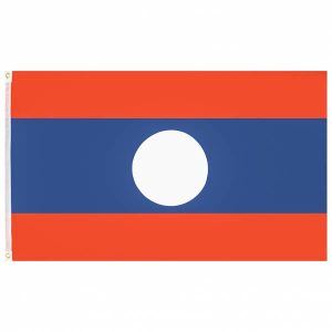 Laos MUWO "Nations Together" Flagge 90x150cm