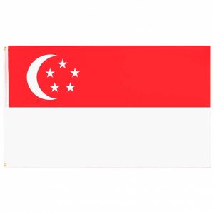 Singapur MUWO "Nations Together" Flagge 90x150cm