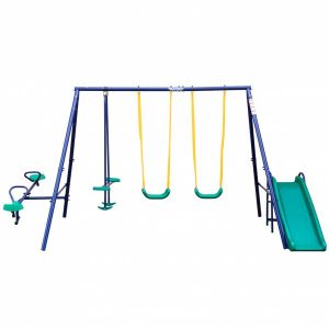 MUWO "Elliot" Spielgerüst mit Schaukeln