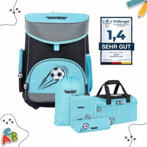MUWO "Lil Leo" Kinder Schulranzen Set 5-tlg.
