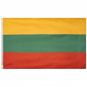 Litauen Flagge MUWO "Nations Together" 90 x 150 cm