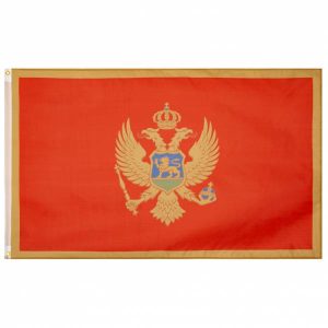 Montenegro Flagge MUWO "Nations Together" 90 x 150 cm