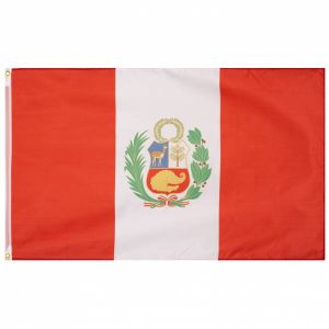 Peru Flagge MUWO "Nations Together" 90 x 150 cm